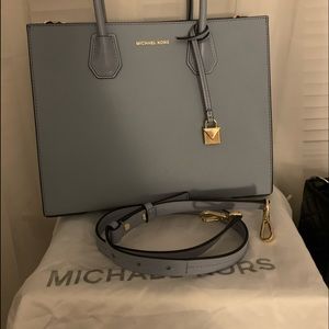 Michael Kors Large Merced Satchel Saffiano Leather.